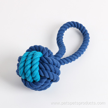 Bite Resistant with Hand Cotton Rope Dog Toy